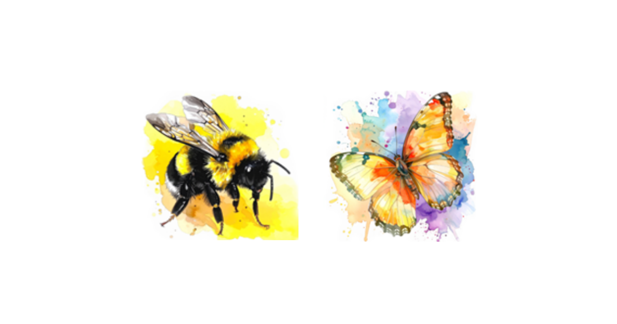 Year 2 Bee and Butterfly